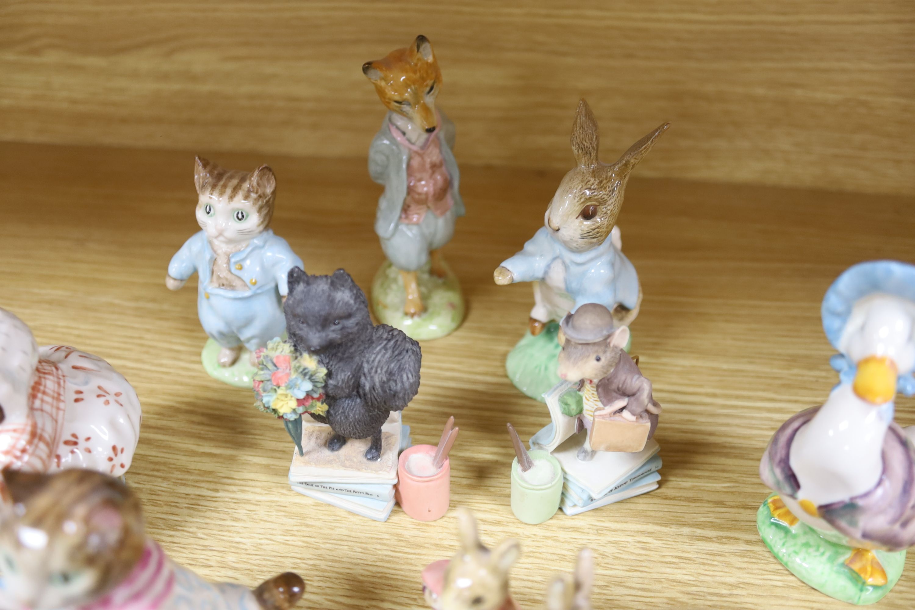 Ten Beswick Beatrix Potter characters and five similar